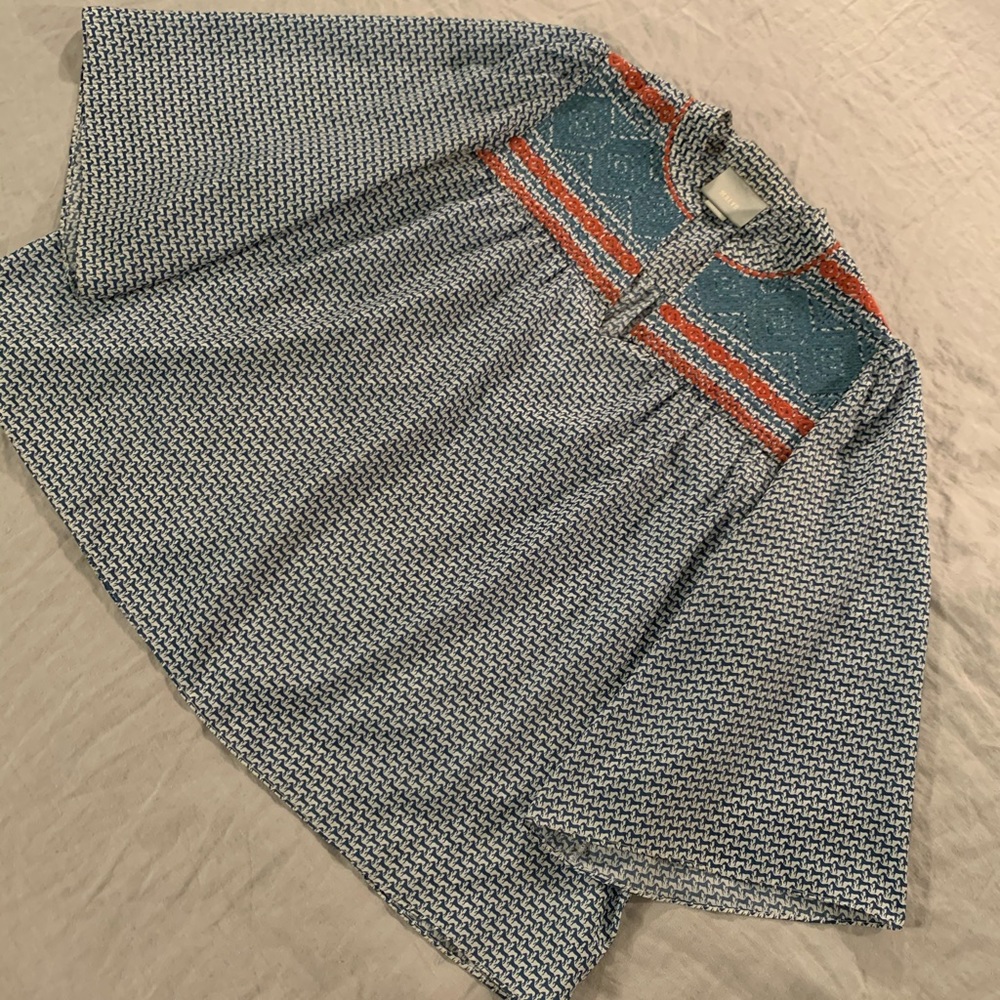 ANTHROPOLOGIE MAEVE PATTERNED TOP - Picture 2 of 5